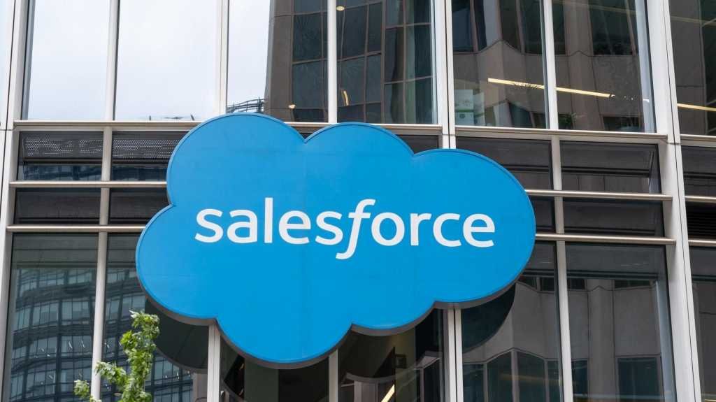 Nur für redaktionelle Nutzung, Salesforce, 16:9, slider